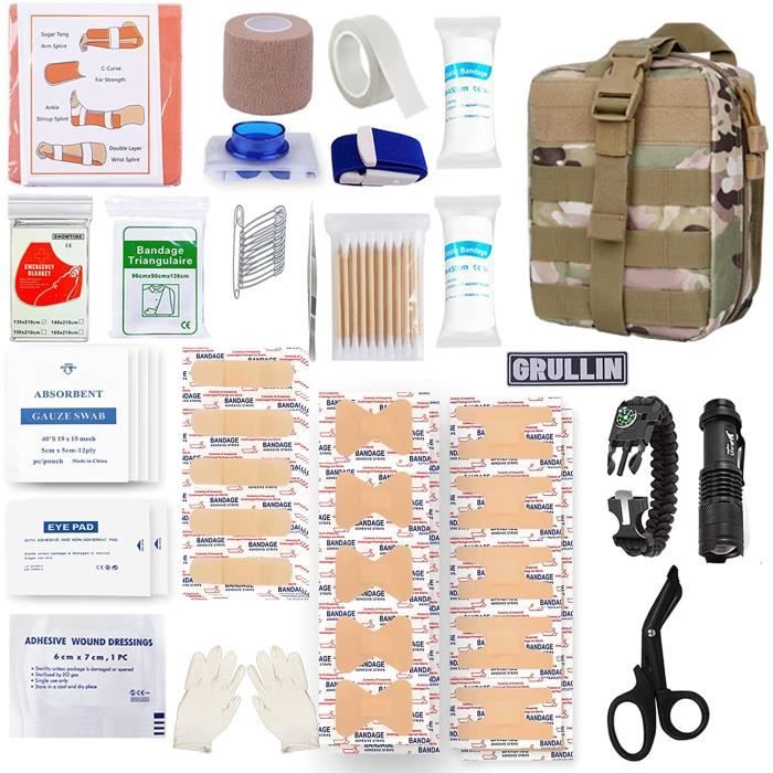 Kit De Premiers Secours Tactique IFAK – 39 Pièces Pour Urgences En Plein Air - 3