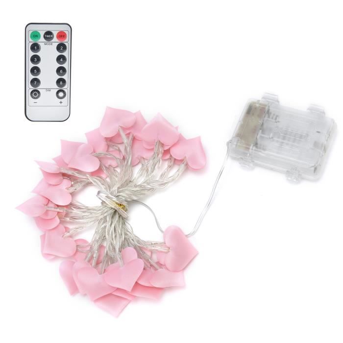 Guirlande Lumineuse étoiles 1,5 M - 10 LEDs Blanc Chaud - À Piles (non Incluses) - Pour Décoration Chambre, Noël, Fête - IP44 étanche