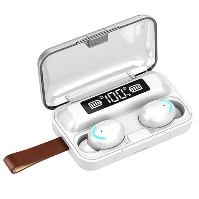 Écouteurs Bluetooth TWS T8 - Étanches, Contrôle Tactile, LED, Réduction De Bruit, Micro Intégré