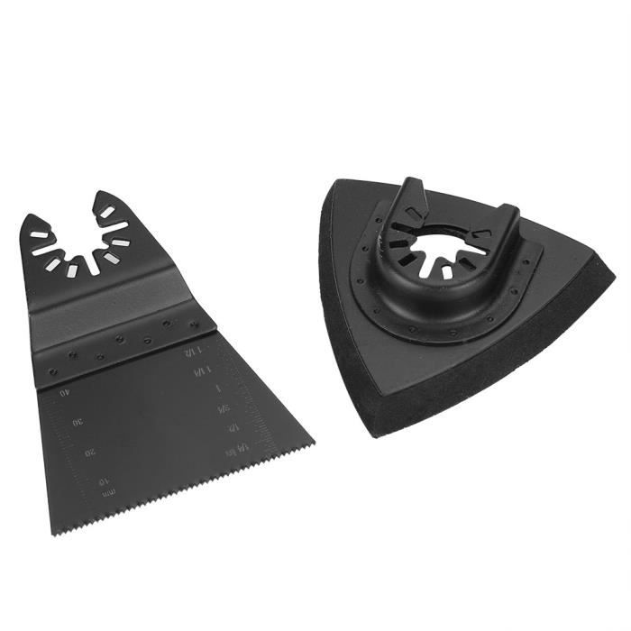 Lot De 3 Patins De Ponçage Oscillants Pour Outil Multifonction - Kit De Remplacement Pour Scie Oscillante