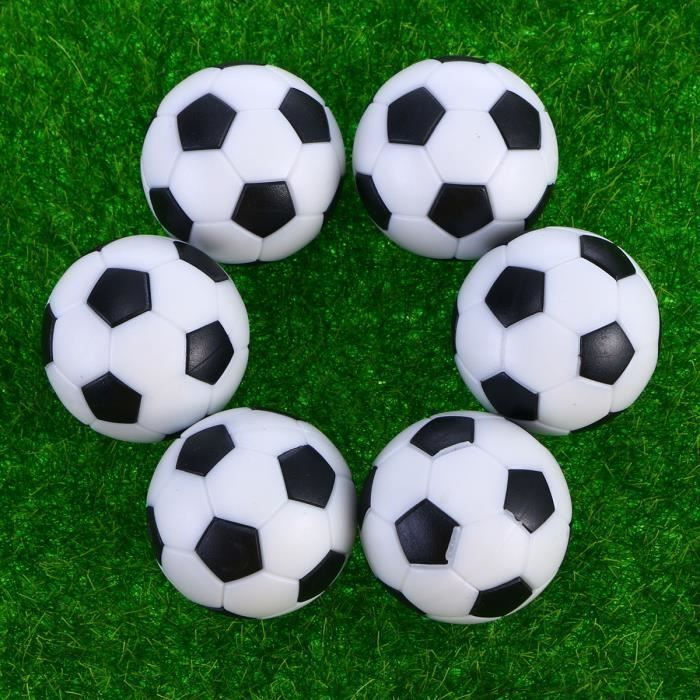 6 Pcs 32mm Ballons De Football De Table Drole Noir Et Blanc De De Pour Divertissement Amusement Baby Foot Achat Vente Baby Foot Cdiscount
