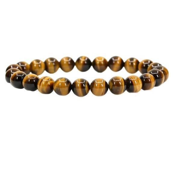 Bracelet 4 mm en oeil de tigre