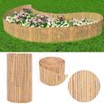 •4343FR Clôture en bambou Canisse en bambou brise-vue|Clôture Grillage|Panneau de clôture Jardin Volière 1000 x 50 cm-1