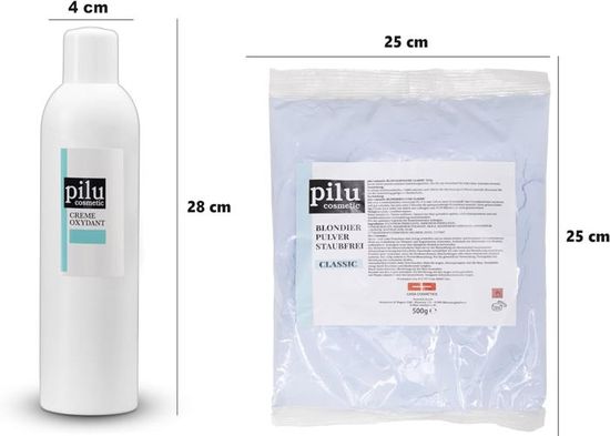 Kit de blanchiment : 500 g de blond classique bleu dans un sachet I