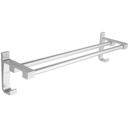 Wangel Adhésif Fort Barres Porte Serviettes 40cm, Colle Brevetée + Auto- adhésif, Acier Inoxydable, Finition Polie Wangel Adhésif Fort Barres Porte Serviettes 40cm, Colle Brevetée + Auto- adhésif, Acier Inoxydable, Finition Polie