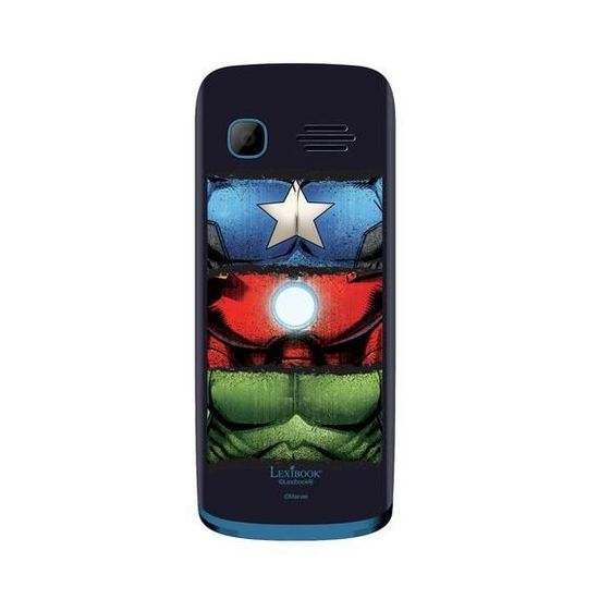 Téléphone portable pour enfants Lexibook Minions et Avengers