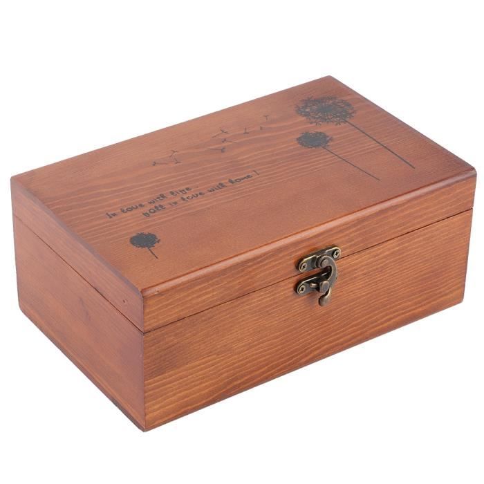 Kit de couture professionnel avec boîte de rangement en bois pour