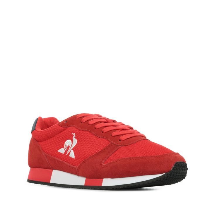 Baskets Le Coq Sportif Alpha Sport Fiery red Cdiscount Chaussures