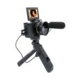 AGFA PHOTO Kit Vlogging inclus Caméra VLG-4K avec Objectif Grand Angle, Trépied Powerbank, Télécommande et Microphone-2