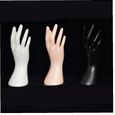 1pc femme mannequin mannequin bijoux bracelet bracelet gants gants affichage modèle blanc-2