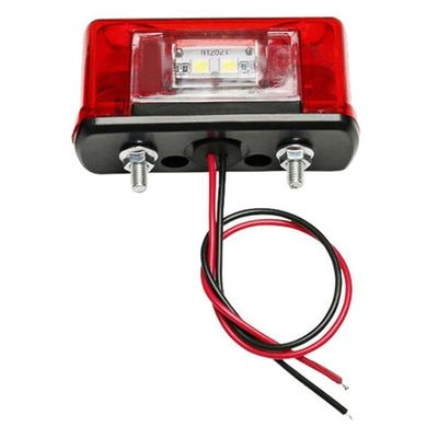 2x LED Lumière Plaque Immatriculation Bleu Glacier - 12 LED Ultra Puissante, Étanche IP67, 10-30V Camion Voiture Remorque