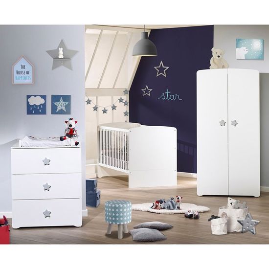 Baby Price Armoire Chambre Bebe 2 Portes Boutons Etoile Gris New Basic Cdiscount Puericulture Eveil Bebe Baby Price Armoire Chambre Bebe 2 Portes Boutons Etoile Gris New Basic Cdiscount Puericulture Eveil Bebe