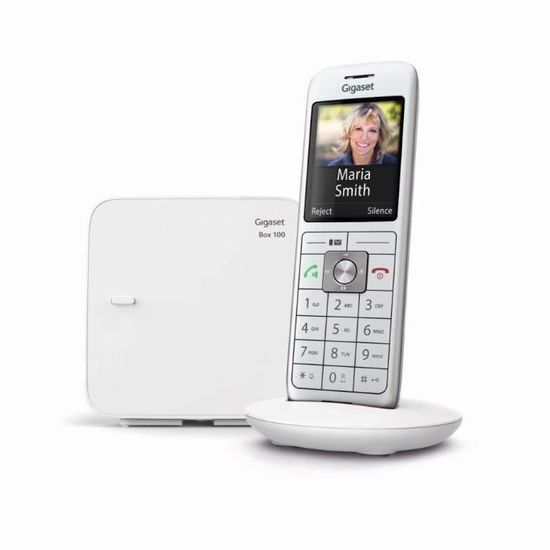 Gigaset CL660 Solo - Téléphone Fixe Sans Fil - 1 Combiné - Blanc - Cdiscount  Téléphonie