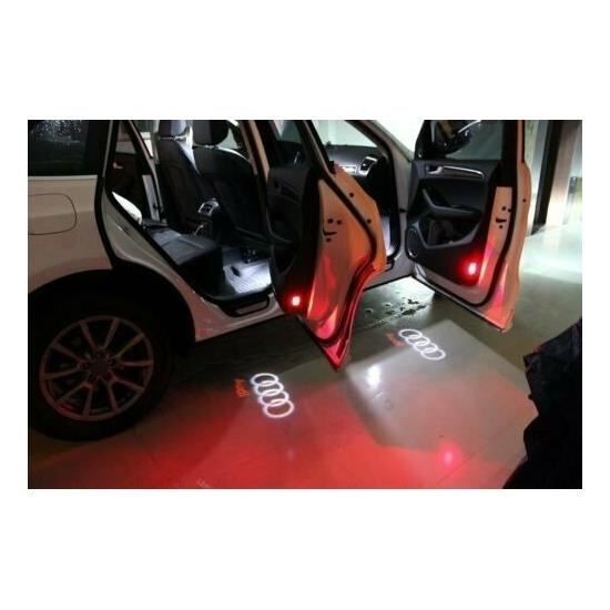 Pack] Pour Audi A1 A2 A3 A4 A5 A6 Q3 Feu Éclairage Coffre Entrée Porte  plancher À LED
