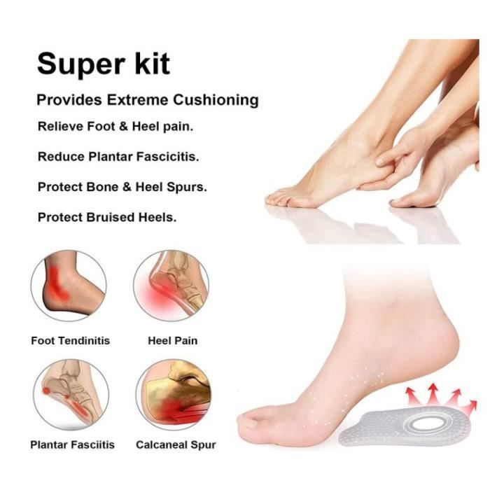 2 Coussinets De Gel Pour Cheville - Soulagement Pression Bottes, Patins | Améliore Confort