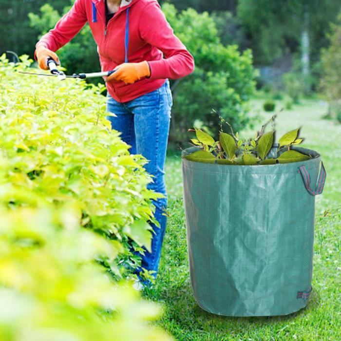 Sac à déchets verts,Grands sacs de jardin à feuilles réutilisables