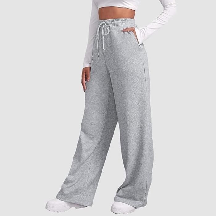 Pantalon large sport femme