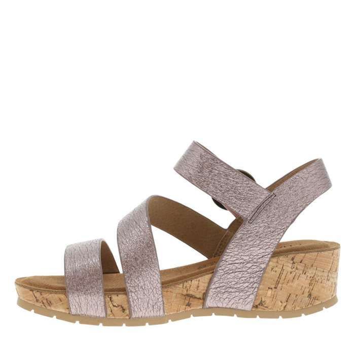 A Compense Sandales talon compensé Violet - Cdiscount Chaussures