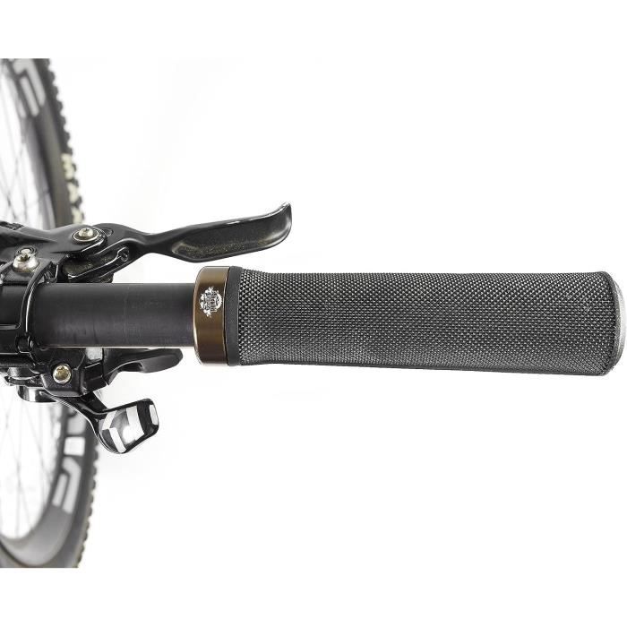 Poignée de Guidon de vélo Ergonomique Soft Gel Dual Lock Anti-dérapant Ram  Corne Bar Guidon Fin pour VTT MBX Vélo Scooter électrique - Cdiscount Sport