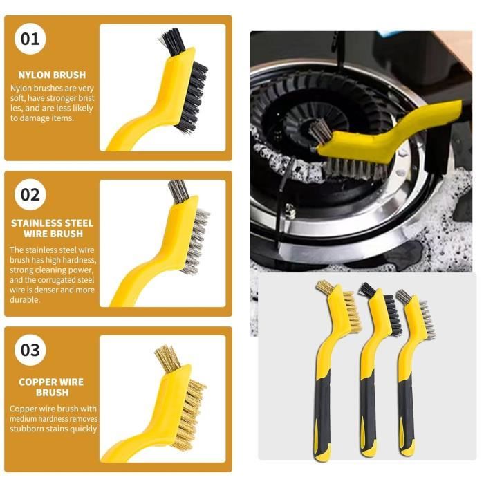 ATOPLEE Set de Brosse Metallique, 20 Pièces 1 pouce / 25 mm Mini-roue Métallique avec Tige Ronde ATOPLEE Set de Brosse Metallique, 20 Pièces 1 pouce / 25 mm Mini-roue Métallique avec Tige Ronde