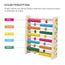 Multicolores boulier en Bois pour Enfants garçons Filles Montessori Jouet Boulier en Bois Enfant Abacus Jeu Educatif Jouet dapprentissage des Mathématiques avec 50 Perles Cadeau pour Fille Garçon 