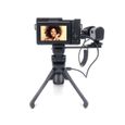 AGFA PHOTO Kit Vlogging inclus Caméra VLG-4K avec Objectif Grand Angle, Trépied Powerbank, Télécommande et Microphone-3