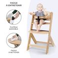 Kinderkraft Chaise haute 3 en 1 ENOCK - évolutive et ergonomique - Blanc-3
