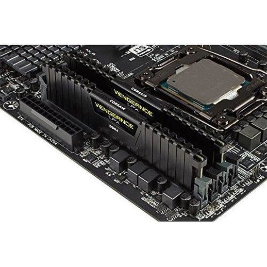 Corsair Vengeance LPX 8Go DDR4 2400MHz C14 XMP 2.0 Kit de Mémoire Haute Performance 1x8Go Noir 