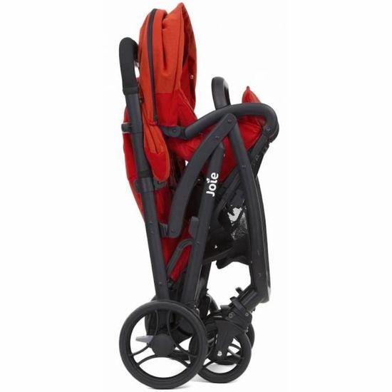 Poussette double joie rouge clearance