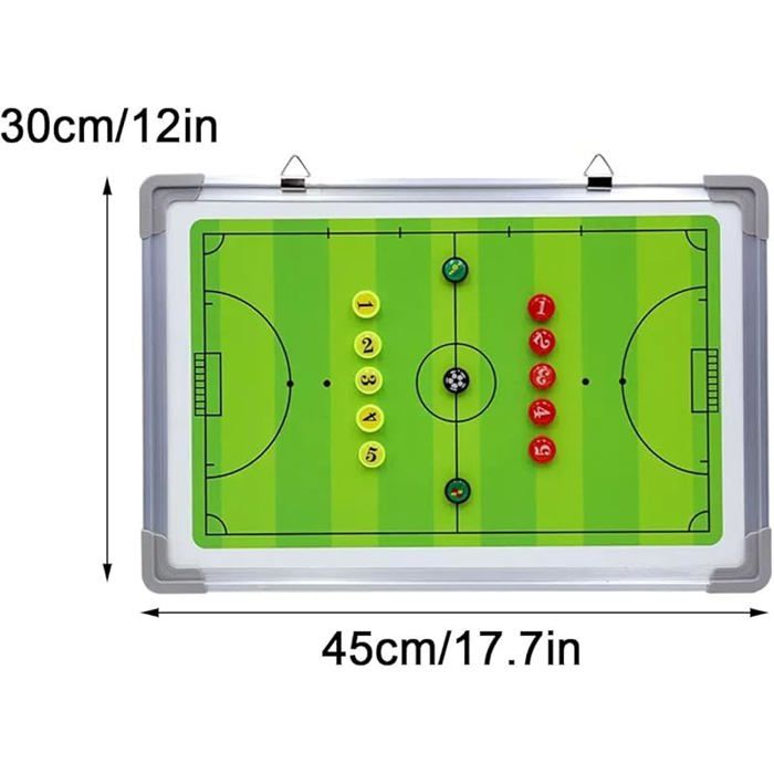 Tableau football effaçable 45x30cm avec marqueurs et gomme CARNET ...