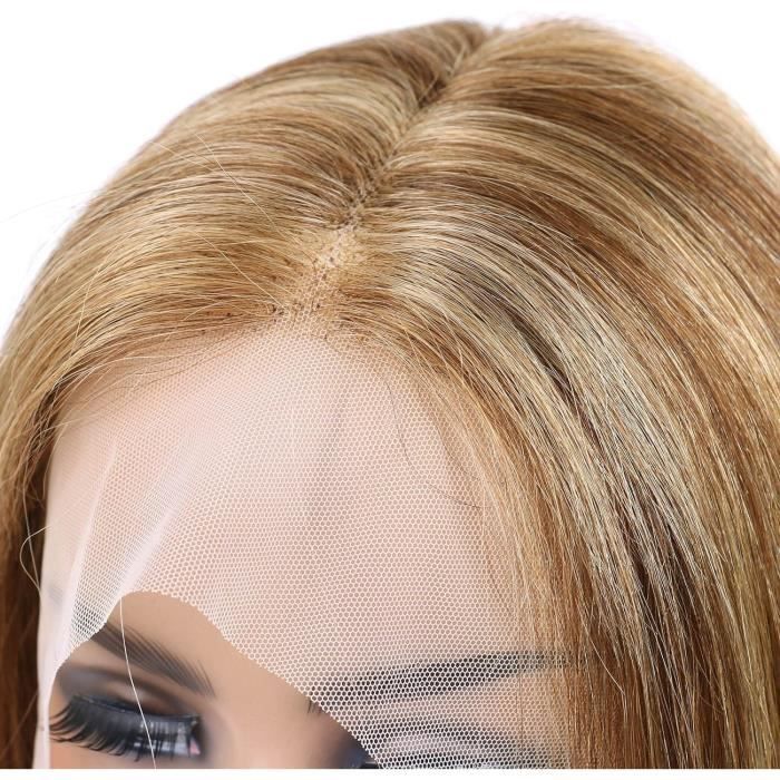 8 Inch T Part Wig Human Hair Bob Wigs With Color 4 27 Highlight For Women Bob Short Straight Hair Wigs Transparent Lace Front J5363 Cdiscount Au quotidien