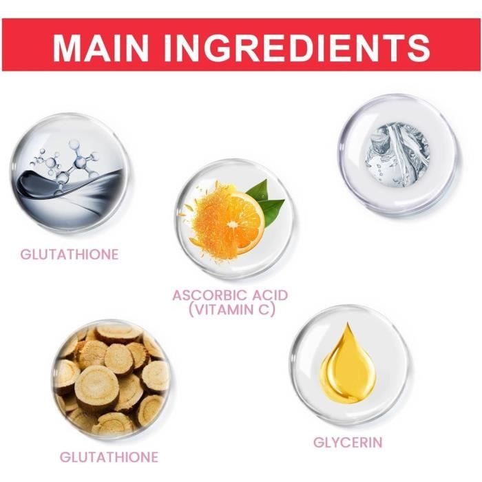 Sérum Eclaircissant Crème , Crème Eclaircissante Visage, Rose Crème