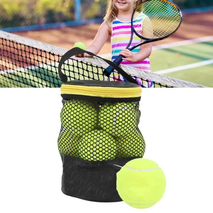 HPWFHPLF Lot De 15 Balles De Tennis Pour Entraînement Avancé Et Pratique Pour Débutants, Chiens De Compagnie, Sac De Transport En Maille Pour Un Transport Facile (orange
