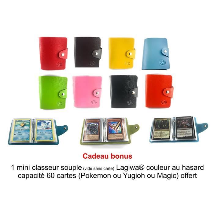 YUGIOH Portfolio classeur A4 + 3 sachets de 50 Protège-cartes Kaiba &  Dragon Blanc Aux Yeux Bleus + 1 KDO - Cdiscount Jeux - Jouets