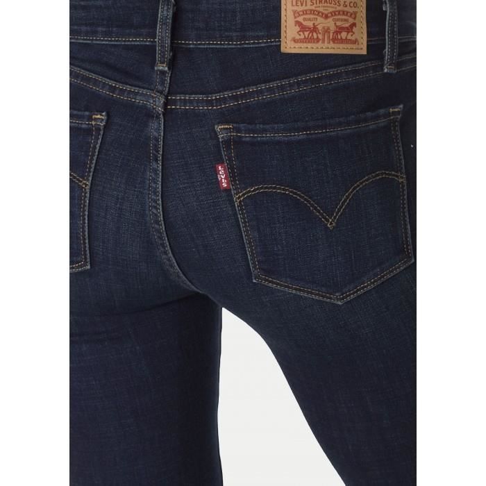 Jeans Levi s 714 Straight Bleu pour femmes. 21834 0033. Bleu Bleu Cdiscount Pret a Porter