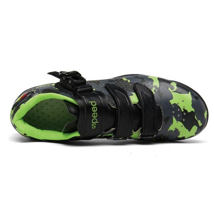 Chaussures de Cyclisme de Route Homme Solide L ger A ration vert
