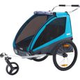 Remorque vélo pour enfants Thule Coaster XT - 2016 bleu/noir-0
