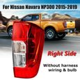 1 x Feu arrière gauche droit pour Nissan Navara NP300 2015-2019 Frontier 2018-2019 DROITE Di62020-0