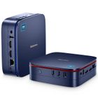 Mini PC - RAM 16Go Stockage 512Go SSD,Blackview MP60 Mini Ordinateur de Bureau,Windows 11 Pro,WiFi 2.4G+5G,Intel Celeron N5095 Bleu