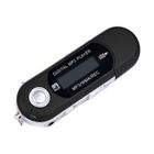CASEME Lecteur de musique MP3 portable USB avec écran LCD, carte 32GB TF et radio FM - Noir