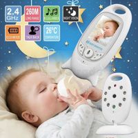 Moniteur bébé numérique Parents Favoris - 2.4GHz - écran LCD - Blanc - Batterie