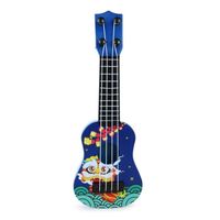 Mini guitare classique à 4 cordes, Ukulele, jouet, Instruments musicaux pour enfants débutants, éducation précoce-Bleu