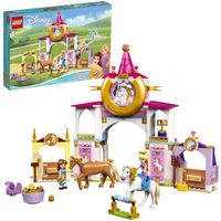 LEGO® 43195 Disney Les Écuries Royales de Belle et Raiponce Jouet de Construction avec Cheval et Figurines