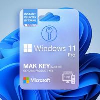 Windows 11 Pro Professional - 1 PC - détail - Version  téléchargeable -Windows 11 Pro 32/64 bit Clé d'activation Originale