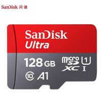 SanDisk Ultra 128Go Carte Mémoire Micro SD U1 A1 SDHC Vitesse de Lecture 98MB-S, Classe 10