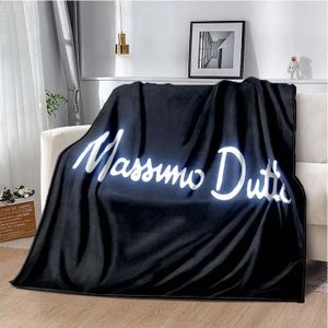JOUET À BASCULE Couverture en peluche avec M-masHansen-Dutti,impression d'art à la mode,chambre familiale,drap de lit adulte- 130cm by 150cm[R]