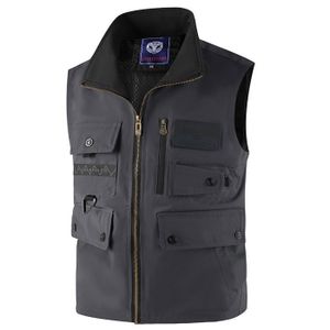 Gilet de Pêche Extérieur Décontracté Léger Respirant avec