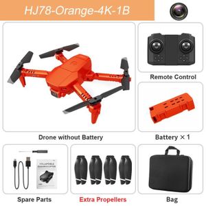 DRONE Orange-4K-JINHENG Mini importateur HJ78 avec camér