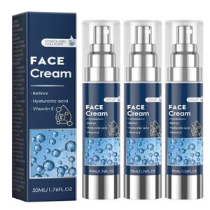 HYDRATANT VISAGE Crème hydratante pour le visage 6 en 1 pour hommes, crème pour le visage anti-âge pour hommes (3PCS)