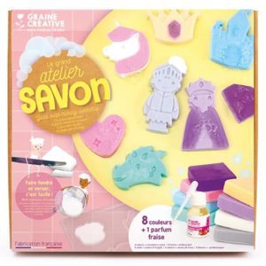 JEU DE CRÉATION SAVON Kit Créatif - Le grand atelier savon - Conte de fée